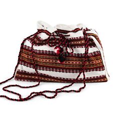 Bolsa tote de tecido ucraniana feita à mão Ucrânia presente lembrança bolsa étnica vermelha branca comprar usado  Enviando para Brazil