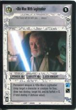 Star Wars CCG Enhanced Premiere Obi-Wan With Lightsaber for sale  Shipping to United States
