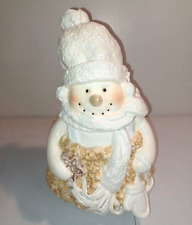 Usado, Tarro de galletas muñeco de nieve de cerámica hermosos diseños de Berkley segunda mano  Embacar hacia Argentina