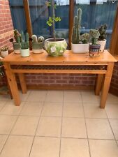 Solid pine console for sale  SPALDING