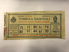9685 biglietto lotteria usato  Cagliari