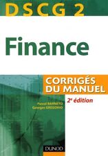 Dscg finance corrigés d'occasion  France