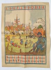 Petite affiche 1914 d'occasion  Plombières-lès-Dijon