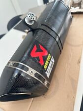 Akrapovic exhaust carbon for sale  EPSOM