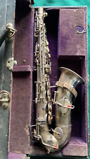 Saxofone alto Buescher tom verdadeiro tom baixo (banhado a prata) 1922-1923 comprar usado  Enviando para Brazil