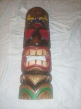 Tiki mask wooden for sale  BISHOP AUCKLAND