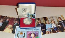 Queen Elizabeth II Solid Silver Coin Jubilee Old Proof Crown Vintage Sterling UK for sale  SALFORD