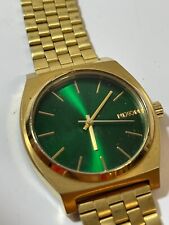 Usado, Relógio Nixon Time Teller, A045-1919-00, ouro/verde raio de sol RELÓGIO UNISSEX comprar usado  Enviando para Brazil