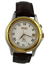 Reloj Pulsera Hombre Seiko Kinetic Sq 100 Cal. 5M22A con Fecha, Defectuoso for sale  Shipping to South Africa