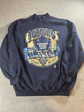 Suéter vintage Toronto Maple Leafs L Ravens Athletic NHL azul manga comprida boxy comprar usado  Enviando para Brazil