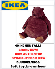 AUTENTYCZNA IKEA DJUNGELSKOG Miękka zabawka, brązowy niedźwiedź - UROCZY! 40 CALI WYSOKOŚCI! na sprzedaż  Wysyłka do Poland