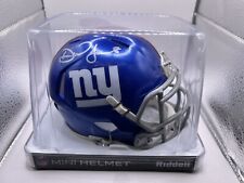 Mini capacete autografado Daniel Jones NY Giants com certificado de autenticidade Fanáticos comprar usado  Enviando para Brazil