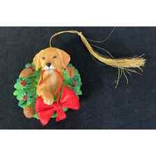 Adorno de perro Lenox 2000 coleccionable decoración de árbol de Navidad vintage segunda mano  Embacar hacia Argentina