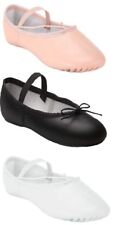 Ballet Shoes, Pink Leather Ballet Dance shoes Full Sole Children & Adults Sizes for sale  Shipping to South Africa