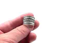 Anel trançado design Bali tradicional anel Bali prata 925, usado comprar usado  Enviando para Brazil