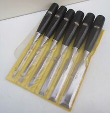 Stanley 5001 Woodwork Chisels Set - 6mm, 10mm, 13mm, 16mm, 19mm, 25mm, used for sale  Shipping to South Africa