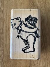 Wooden bear stamp for sale  MELTON MOWBRAY