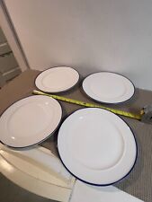 4 white dinner plates for sale  Hazlet