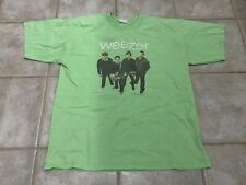 Camisa Vintage Weezer Verde Álbum 2001 Extra Grande Rara Y2K Retro Rock Anos 2000 Punk Pixies comprar usado  Enviando para Brazil