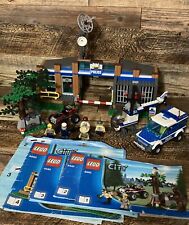 Lego CITY Town 4440 Estación de Policía Forestal con Manuales y Figuras Falta 1 Pegatina, usado segunda mano  Embacar hacia Argentina