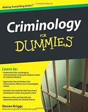 Criminology dummies briggs for sale  UK