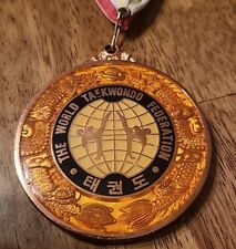 Federación Mundial de Taekwondo WTF 1995 Dragon Kim's Championship Medalla Artes Marciales segunda mano  Embacar hacia Mexico
