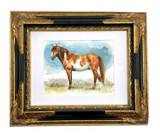 Horse painting watercolor for sale  Broken Arrow