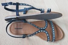 Graceland sandalen schwarz gebraucht kaufen  Leer (Ostfriesland)