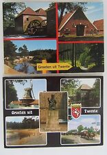 Groeten uit TWENTE Holland Karta pocztowa Karta pocztowa partia 2x pocztówka biegła, używany na sprzedaż  Wysyłka do Poland