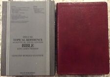 Dugan, Bíblia de Estudo Analítico de Referência Tópica, KJV, Couro Borgonha 7762 comprar usado  Enviando para Brazil