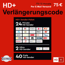 HD+ Verlängerung 12 Monate für alle HD Plus Karten HD01/02/03/04/05 geeignet myynnissä  Leverans till Finland