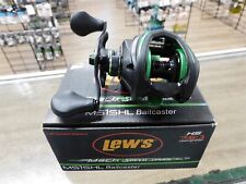 Lew's Mach Speed Spool SLP MS1SHL Baitcaster Reel Left Handed 7.5:1 Bass Fishing for sale  Shipping to South Africa