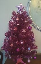 Pink tinsel tabletop for sale  Syracuse