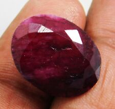 23 Ct Natural Oval Cut Red Beryl (Bixbite)  Loose Gemstone Certified  P for sale  Shipping to South Africa