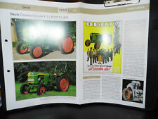 Traktor literatur datenblatt gebraucht kaufen  Wald-Michelbach