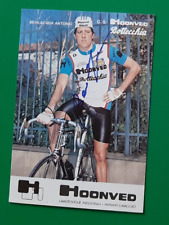 CYCLING cycling card BEVILACQUA ANTONIO team HOONVED BOTTECCHIA 1982 Signed for sale  Shipping to South Africa