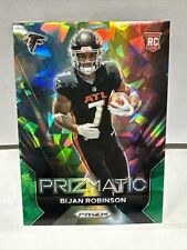 Bijan Robinson Rookie 2023 Panini Prizm Prizmatic Green Cracked Ice Falcons 🔥 for sale  Shipping to South Africa