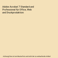 Adobe acrobat standard gebraucht kaufen  Trebbin
