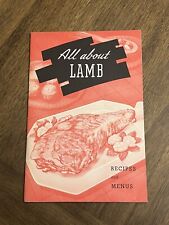 Lamb recipes menus for sale  Christiansburg