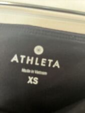 Athleta black exercise workout bike shorts Women’s Size XS Inside Front Pocket for sale  Shipping to South Africa