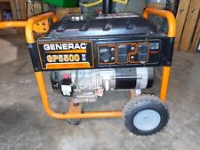 Generac 5500 Watt Portable Gas Power Manual Start Generator for sale  Marietta