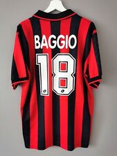 Maillot authentique AC. MILAN 1995/1996 Baggio shirt maglia jersey lotto sport d'occasion  Gravelines