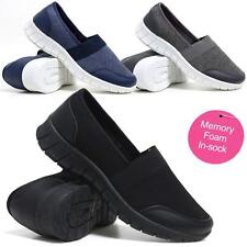 Used, Ladies Get Fit Go Walking Slip On Gym Fitness Memory Foam Trainers Shoes Size for sale  Shipping to South Africa