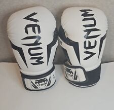 Guantes de boxeo Venum 16 oz blancos y negros para adultos unisex hechos a mano en Tailandia , usado segunda mano  Embacar hacia Argentina