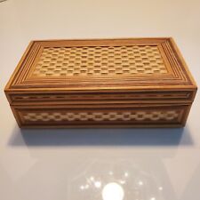 Woven bamboo box for sale  White Heath