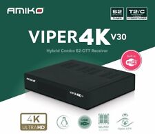 Usato, Amiko Viper 4K V30 Combo Linux Enigma2 S2x/T2/C Wifi Multistream usato  Italia