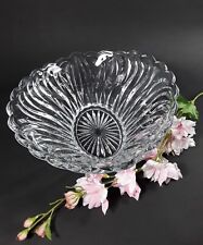 Vintage Cut Crystal Glass Serving Bowl - Crystal D'Arques - Large & Heavy for sale  Shipping to South Africa