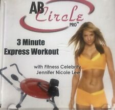 Ab Circle Pro Dvd 3 minutos Express Workout Jennifer Nicole Lee comprar usado  Enviando para Brazil