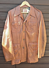 Leather jacket brown for sale  BROUGH