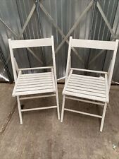 Wooden folding chairs for sale  BRISTOL